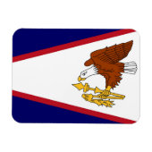 Patriottische flexibele magneet met Amerikaanse Sa (Horizontaal)