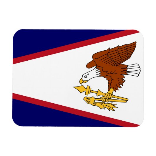 Patriottische flexibele magneet met Amerikaanse Sa (Horizontaal)