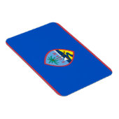 Patriottische flexibele magneet met Guam vlag (Rechterzijde)