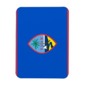 Patriottische flexibele magneet met Guam vlag (Verticaal)
