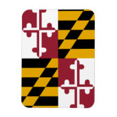 Patriottische flexibele magneet met Maryland vlag (Verticaal)