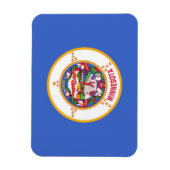 Patriottische flexibele magneet met Minnesota vlag (Verticaal)