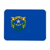 Patriottische flexibele magneet met Nevada vlag (Horizontaal)