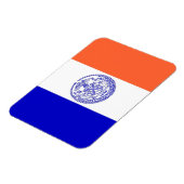 Patriottische flexibele magneet met New York City  (Linkerzijde)