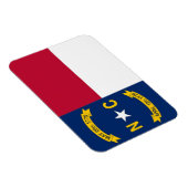 Patriottische flexibele magneet met North Carolina (Rechterzijde)