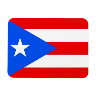 Patriottische flexibele magneet met Puerto Rico vl