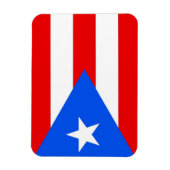 Patriottische flexibele magneet met Puerto Rico vl (Verticaal)