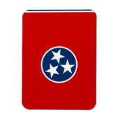 Patriottische flexibele magneet met Tennessee vlag (Verticaal)