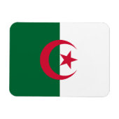Patriottische flexibele magneet met vlag van Alger (Horizontaal)