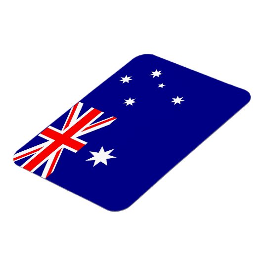 Patriottische flexibele magneet met vlag van Austr (Linkerzijde)