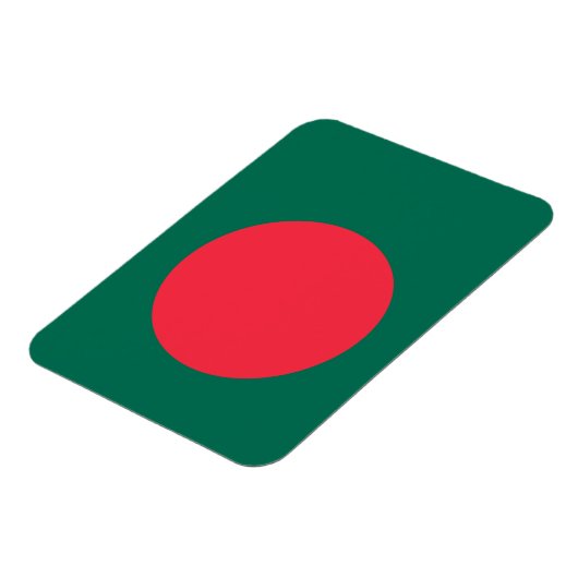 Patriottische flexibele magneet met vlag van Bangl (Linkerzijde)