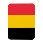 Patriottische flexibele magneet met vlag van Belgi (Verticaal)