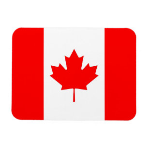 Patriottische flexibele magneet met vlag van Canad