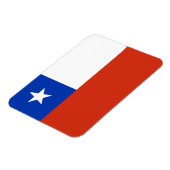 Patriottische flexibele magneet met vlag van Chili (Linkerzijde)
