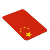 Patriottische flexibele magneet met vlag van China (Rechterzijde)