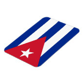 Patriottische flexibele magneet met vlag van Cuba (Linkerzijde)