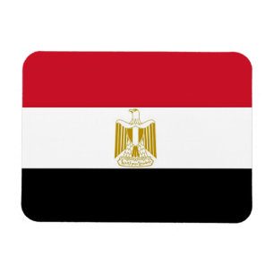 Patriottische flexibele magneet met vlag van Egypt