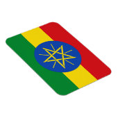 Patriottische flexibele magneet met vlag van Ethio (Rechterzijde)