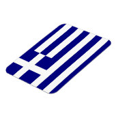 Patriottische flexibele magneet met vlag van Griek (Linkerzijde)