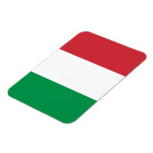 Patriottische flexibele magneet met vlag van Itali (Linkerzijde)