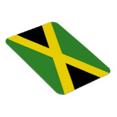 Patriottische flexibele magneet met vlag van Jamai (Rechterzijde)