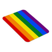 Patriottische flexibele magneet met vlag van LGBT (Rechterzijde)