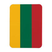 Patriottische flexibele magneet met vlag van Litou (Verticaal)