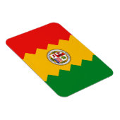 Patriottische flexibele magneet met vlag van Los A (Rechterzijde)