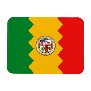 Patriottische flexibele magneet met vlag van Los A