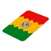 Patriottische flexibele magneet met vlag van Los A (Linkerzijde)