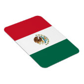 Patriottische flexibele magneet met vlag van Mexic (Rechterzijde)