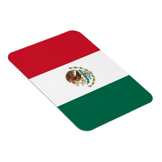 Patriottische flexibele magneet met vlag van Mexic (Rechterzijde)