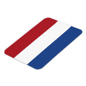 Patriottische flexibele magneet met vlag van Neder (Linkerzijde)