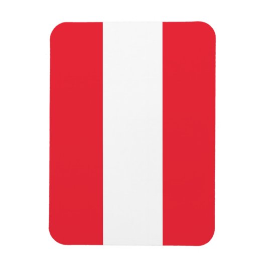 Patriottische flexibele magneet met vlag van Ooste (Verticaal)