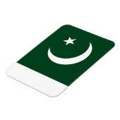 Patriottische flexibele magneet met vlag van Pakis (Linkerzijde)