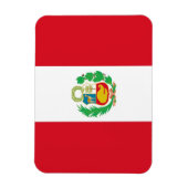 Patriottische flexibele magneet met vlag van Peru (Verticaal)