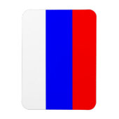 Patriottische flexibele magneet met vlag van Rusla (Verticaal)