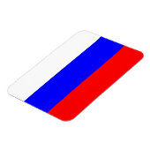 Patriottische flexibele magneet met vlag van Rusla (Linkerzijde)