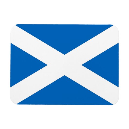 Patriottische flexibele magneet met vlag van Schot (Horizontaal)