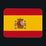 Patriottische flexibele magneet met vlag van Spanj<br><div class="desc">Versier uw ruimte met onze flexibele magneet met de vlag van Spanje! Deze magneet, vervaardigd met aandacht voor detail, is meer dan alleen een decoratie; het is een viering van het rijke culturele erfgoed en de nationale trots van Spanje. Het ontwerp toont met trots de iconische rode en gele strepen...</div>