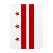Patriottische flexibele magneet met Washington DC (Verticaal)