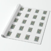 Patriottische Florida-alligator 4 juli Cadeaupapier (Uitgerold)