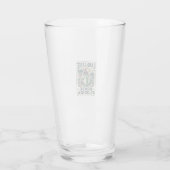 Patriottische Florida-alligator 4 juli Glas (Achterkant)