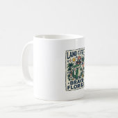 Patriottische Florida-alligator 4 juli Koffiemok (Voorkant links)