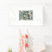 Patriottische Florida-alligator 4 juli Spandoek (Insitu)