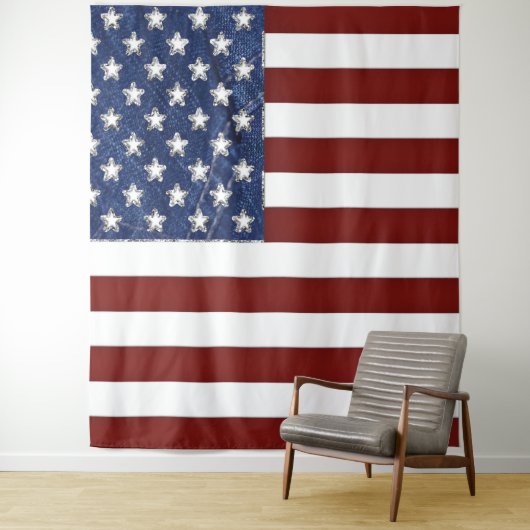 Patriottische foto Achtergrond Wandkleed (In situ)