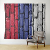 Patriottische foto-achtergrondtapijt wandkleed (In Situ (horizontaal))