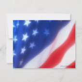 Patriottische Foto Militaire Uitzending Party Uitn Kaart (Achterkant)