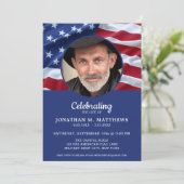 Patriottische fotografie Amerikaanse vlag - levenv Kaart (Staand voorkant)