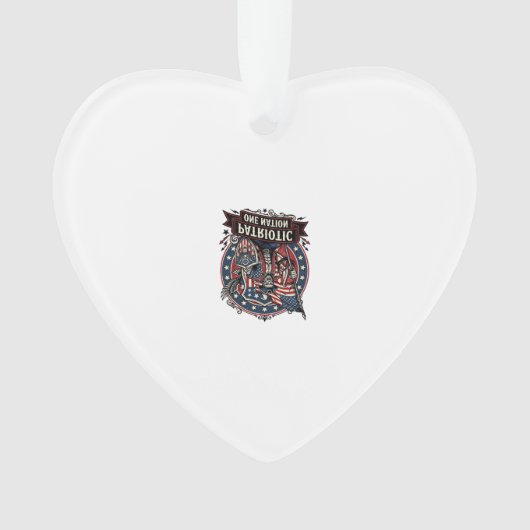 Patriottische Frankenstein Vrijheid Bruut Horror M Ornament (voorkant)